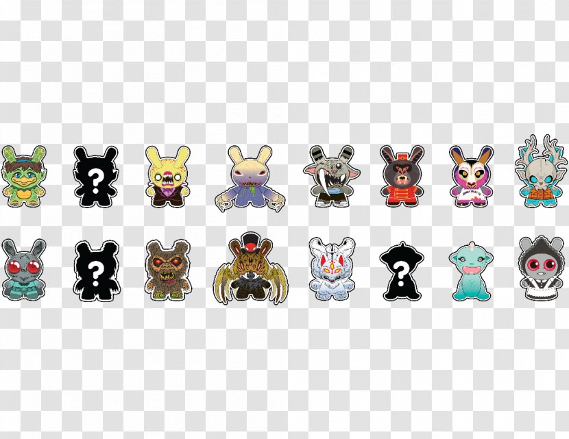 Kidrobot City Cryptid Dunny Series Munny Scared Silly Figure Action & Toy Figures - Body Jewelry Transparent PNG