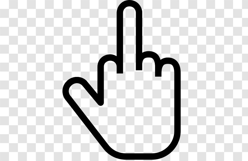 Middle Finger Thumb - Area Transparent PNG