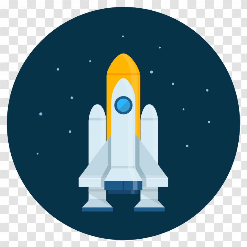 Rocket Icon Design Spacecraft - Cosmic Vector Transparent PNG
