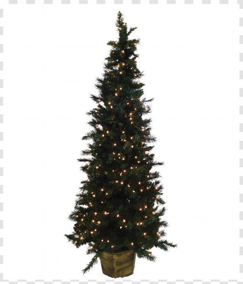 Artificial Christmas Tree Pre-lit - Prelit Transparent PNG