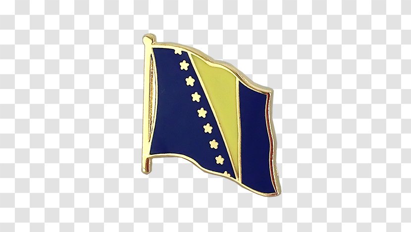 Flag Of Bosnia And Herzegovina Lapel Pin Bosnian - Fahne Transparent PNG