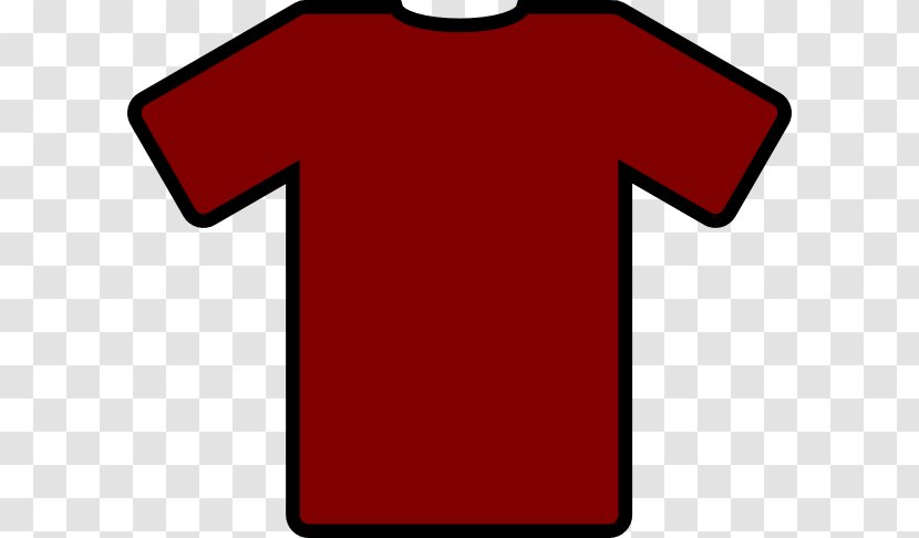 T-shirt Maroon Clip Art - Brand - Sports Jersey Cliparts Transparent PNG