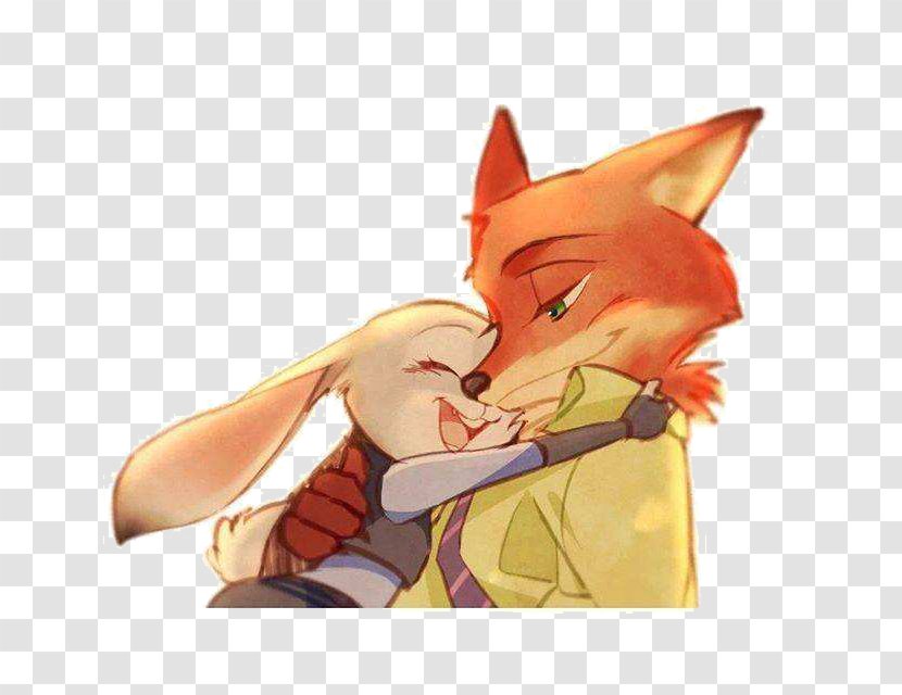 Lt. Judy Hopps Nick Wilde Animated Cartoon Fox The Walt Disney Company - Ear - Crazy Animal City Transparent PNG