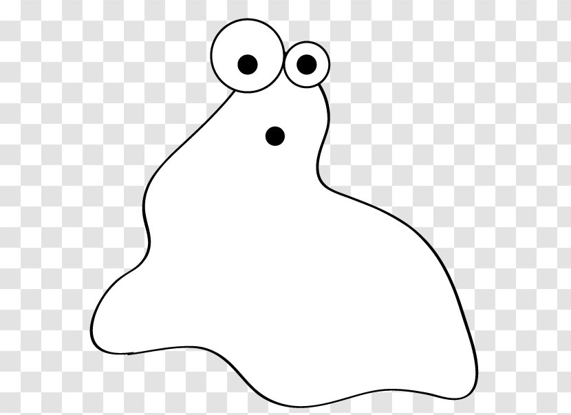 Beak White Nose Line Art Clip - Organism - Free Ghost Clipart Transparent PNG