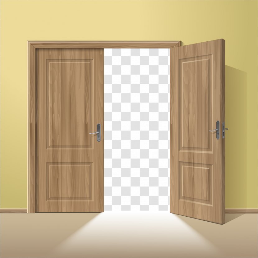 Window Door Wood Picture Frame - Vector Doors Transparent PNG