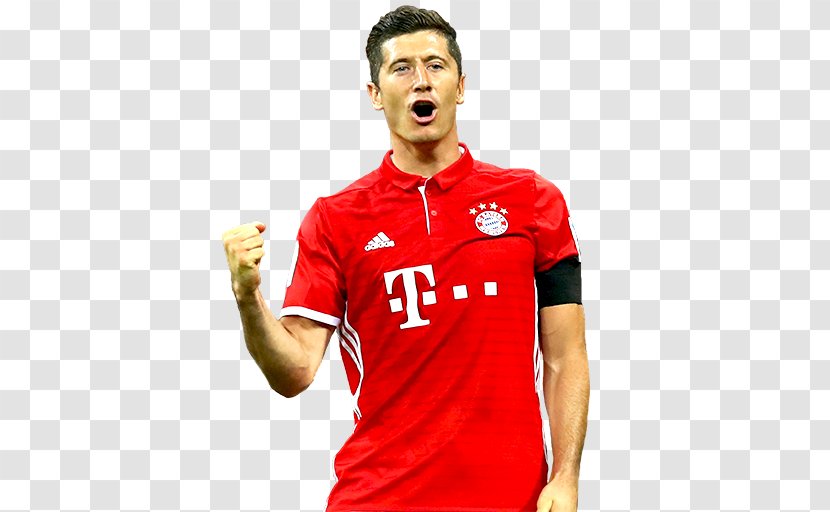 Robert Lewandowski FIFA 17 FC Bayern Munich Jersey 18 - Clothing - Football Transparent PNG