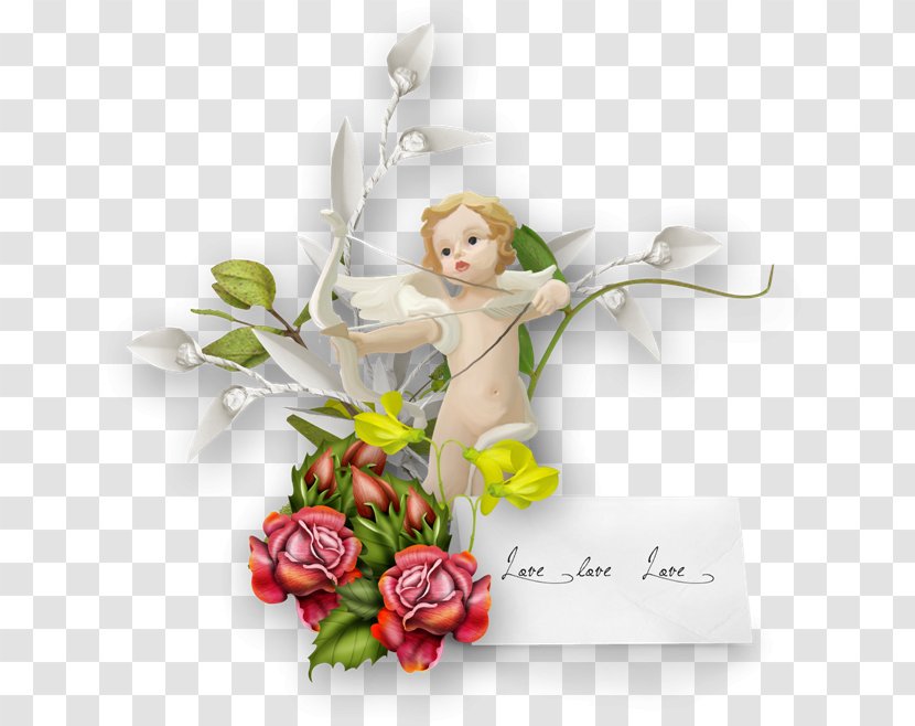 Cupid Valentine's Day Cherub Love Clip Art - Angel Transparent PNG