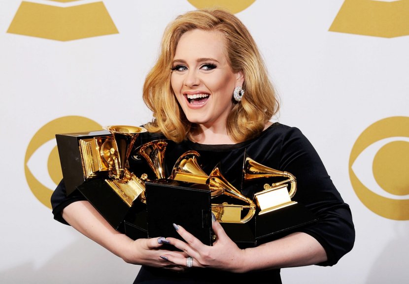 Adele 54th Annual Grammy Awards 59th Award For Record Of The Year - Flower Transparent PNG