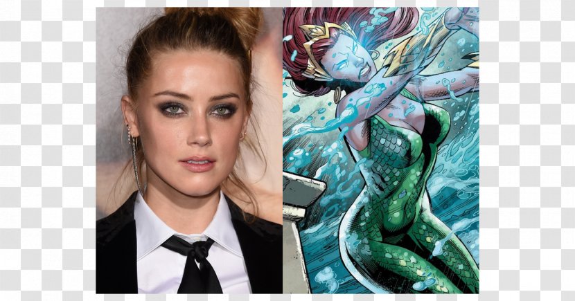 Amber Heard Mera Aquaman DC Comics Film - Justice League Transparent PNG
