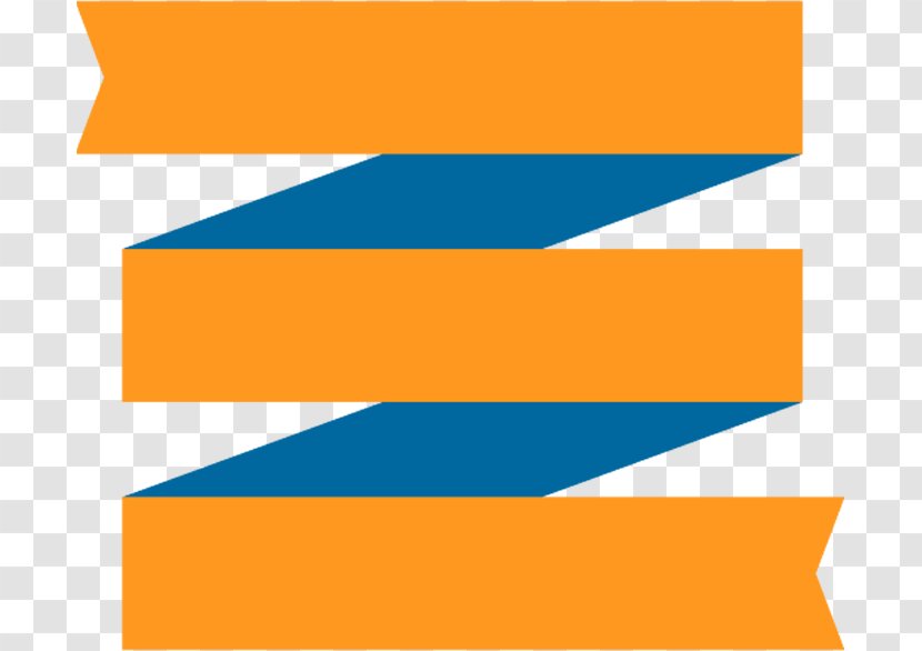 Orange - Electric Blue Rectangle Transparent PNG
