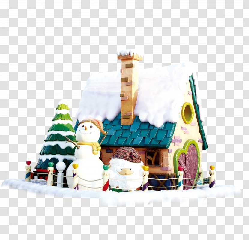 Snow Cartoon Winter - Play - House Transparent PNG