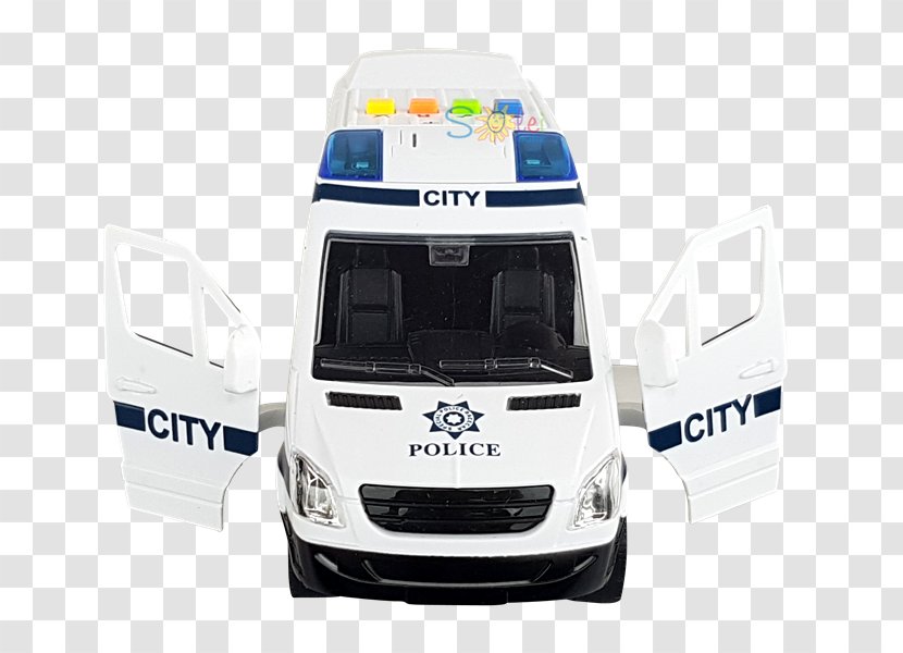 Model Car Commercial Vehicle Automotive Design - Light - Police Radio Transparent PNG