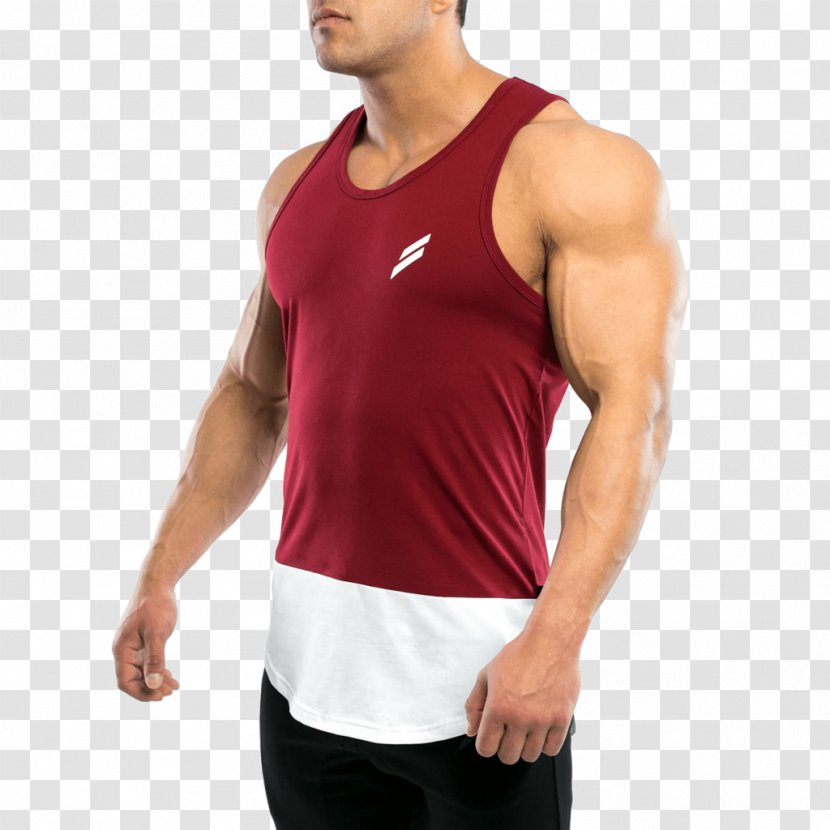 T-shirt Drop Tank Sleeveless Shirt Gilets - Silhouette - Single Transparent PNG
