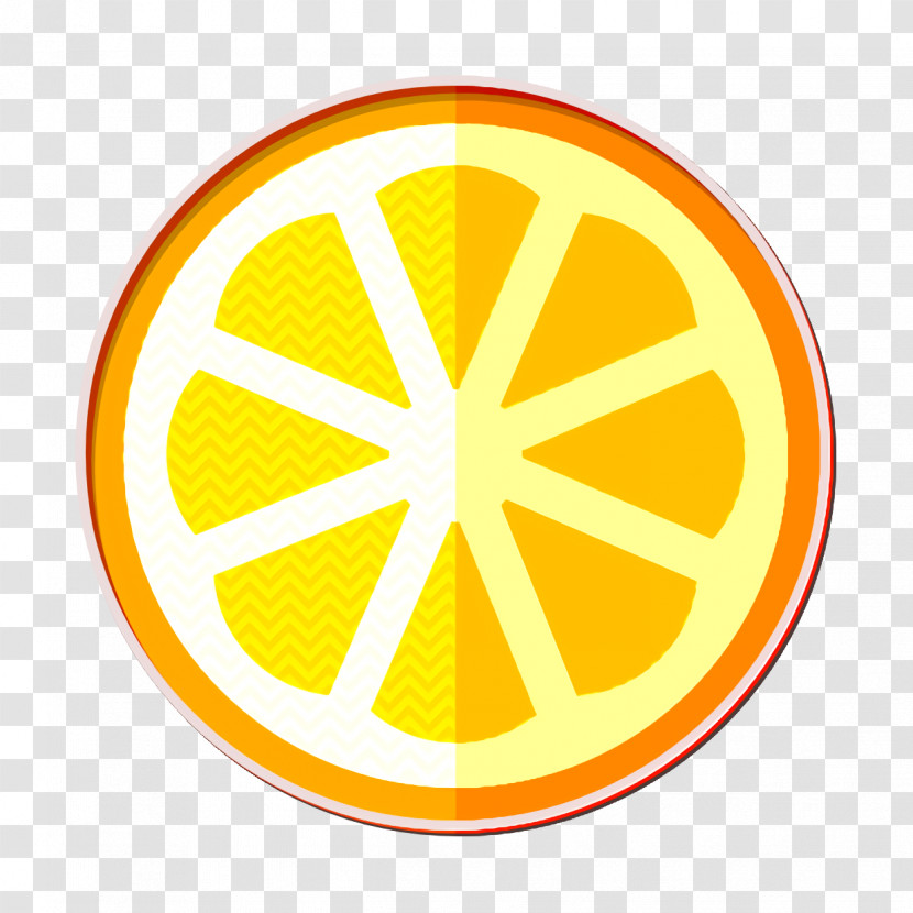 Orange Slice Icon Lemon Icon Tropical Icon Transparent PNG