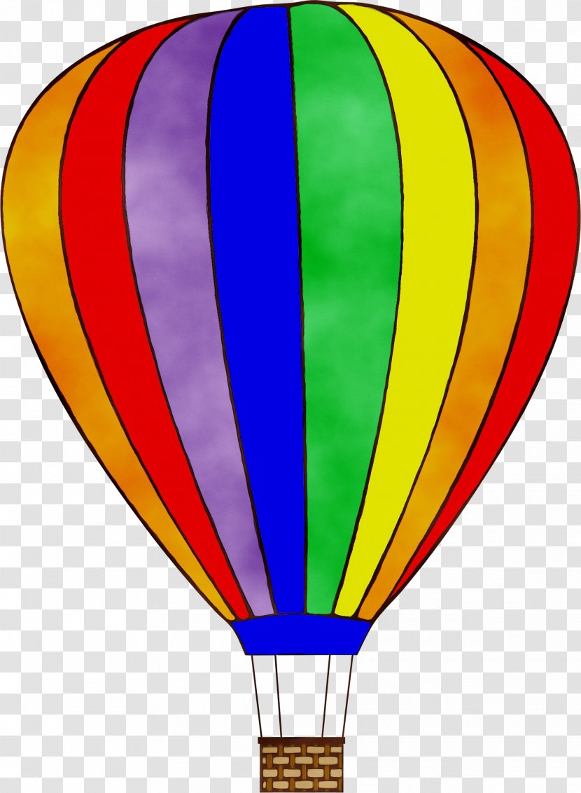 Hot Air Balloon Yellow Clip Art - Recreation Transparent PNG