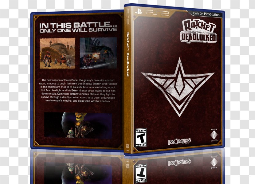DVD STXE6FIN GR EUR Brand Ratchet & Clank: Going Commando - Clank Up Your Arsenal - Ratchet: Deadlocked Transparent PNG
