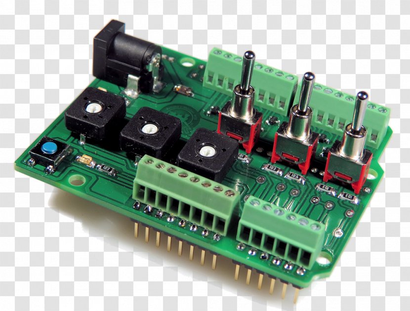 Microcontroller Servo Control Electronics Electronic Engineering Servomechanism - Shield Arduino Transparent PNG