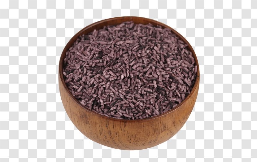 Black Rice Cereal Brown Five Grains - Whole Grain - Purple Roughage Transparent PNG