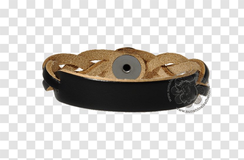 Bracelet Leather Belt Buckles Strap - Beige Transparent PNG