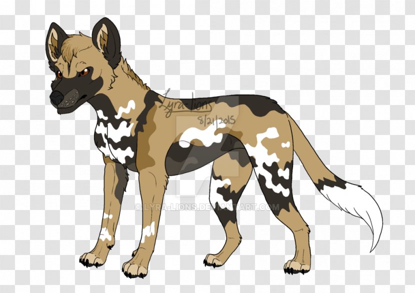 African Wild Dog Dhole Lion Puppy - Carnivoran - Painted Transparent PNG