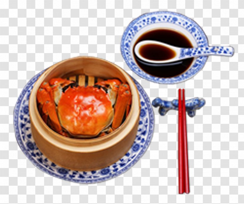 Chinese Mitten Crab Yangcheng Lake Steaming Food - Instigate Transparent PNG