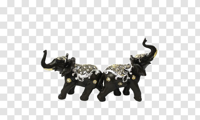 Indian Elephant Animal Figurine Cattle - Figure - Buda Transparent PNG