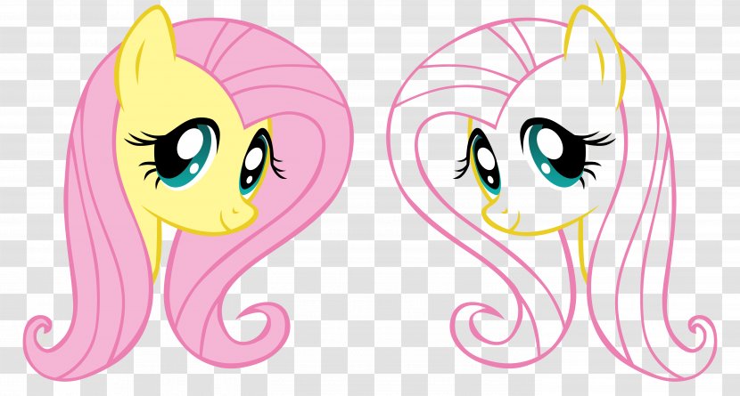 Fluttershy Pinkie Pie Pony Twilight Sparkle Rainbow Dash - Silhouette - My Little Transparent PNG