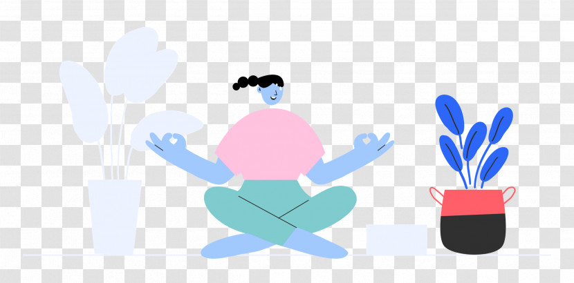 Meditating At Home Rest Relax Transparent PNG