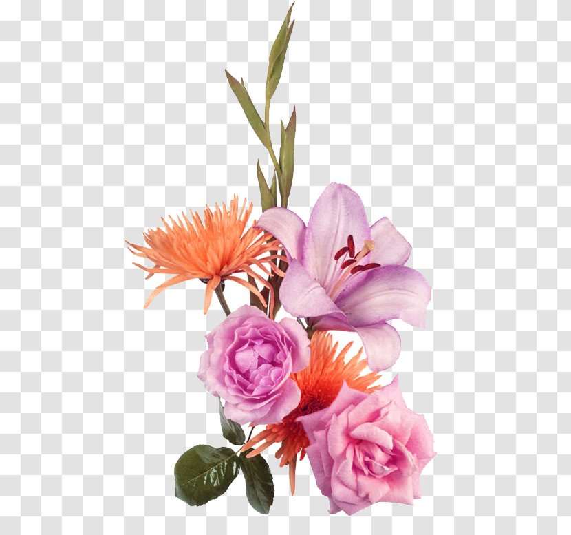 Flower Bouquet Watercolor Painting Nosegay - Rosa Centifolia - Nice Transparent PNG