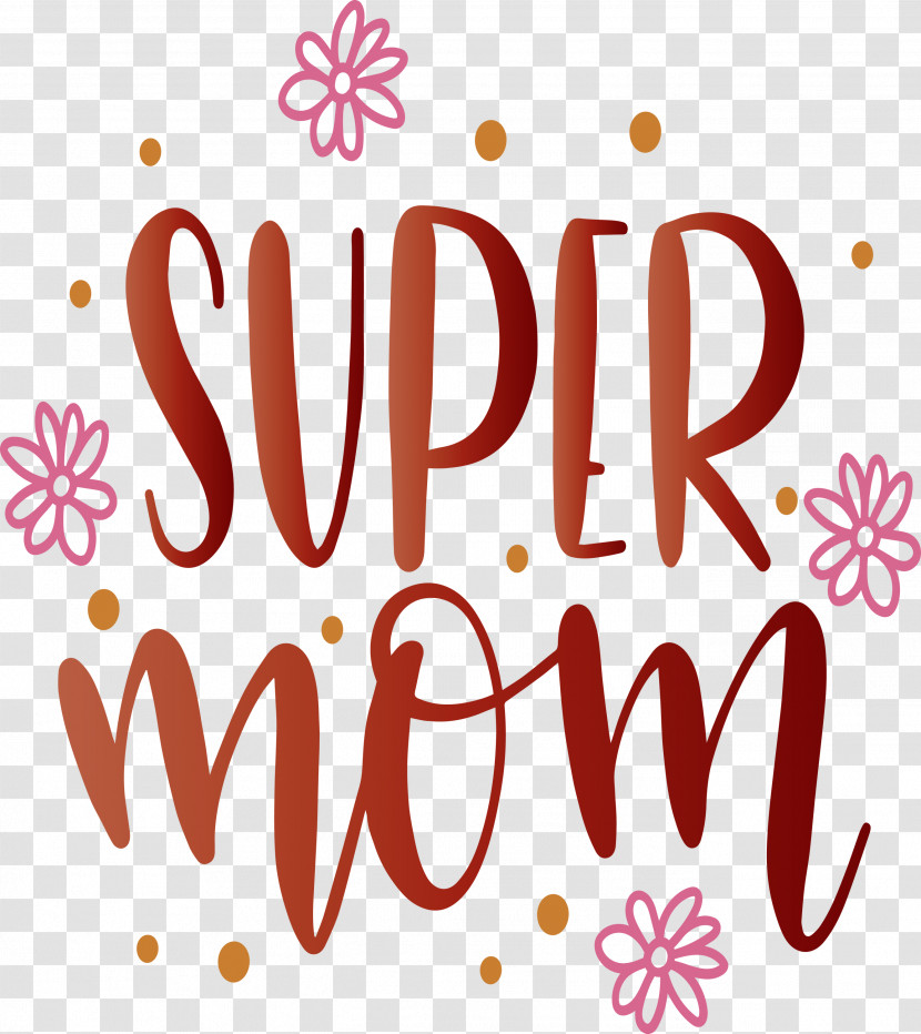 Mothers Day Super Mom Transparent PNG