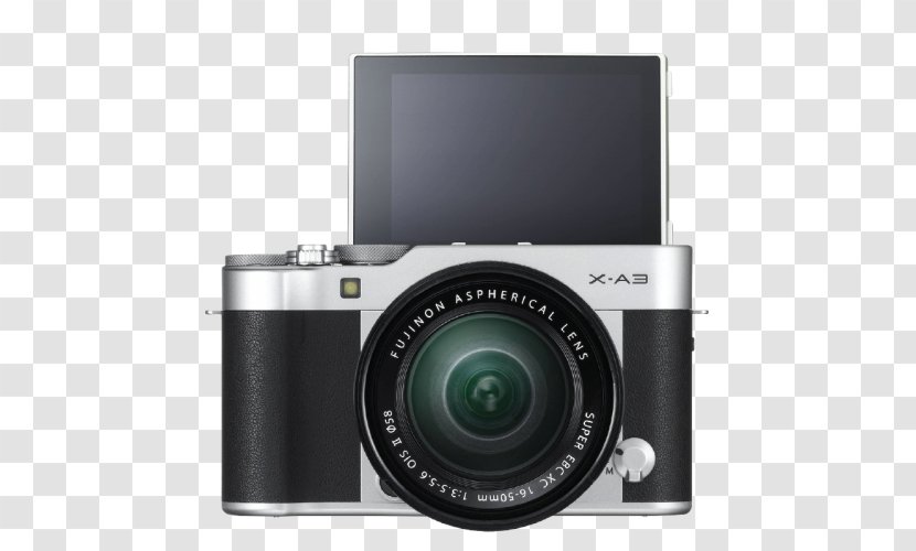 Fujifilm X-A2 X-A10 Mirrorless Interchangeable-lens Camera X-A3 Digital With XC 16-50mm F/3.5-5.6 OIS Lens (Pink, PAL) Transparent PNG