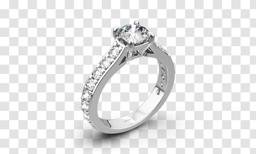 Engagement Ring Wedding Princess Cut Diamond Solitaire - Tacori - Magnolia Transparent PNG