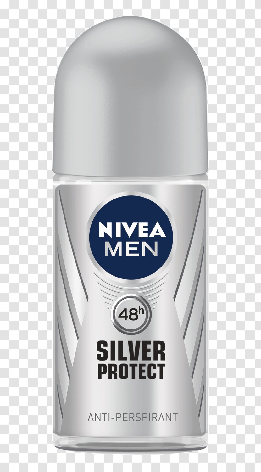 Deodorant Nivea Silver Antitranspirant Fluid Ounce - Anti Bacteria Transparent PNG