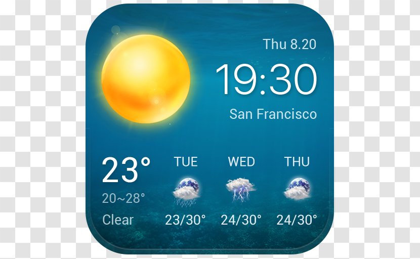 Weather Forecasting Software Widget Android - Sky - Chat Box Transparent PNG