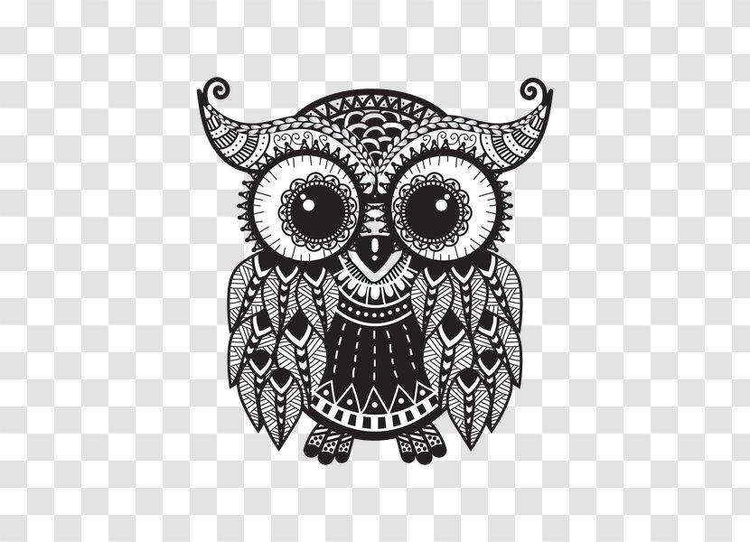 Owl Coloring Book Drawing - Doodle Transparent PNG