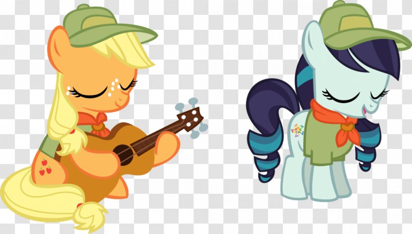 Applejack Coloratura Singing - Cartoon Transparent PNG