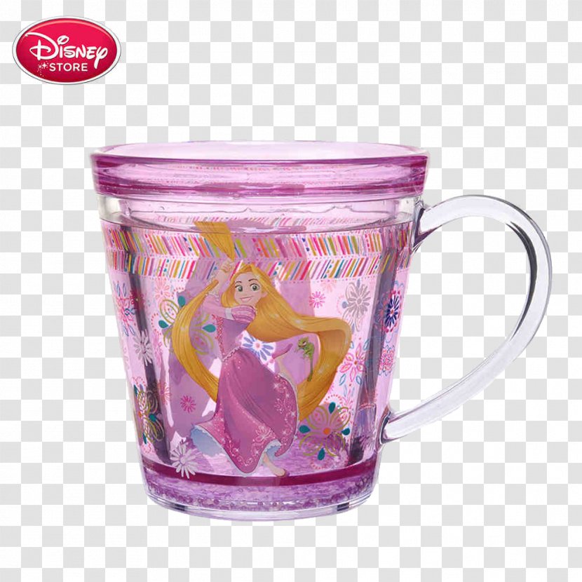 Rapunzel Mickey Mouse The Walt Disney Company Princess Cup - Purple Glass Transparent PNG
