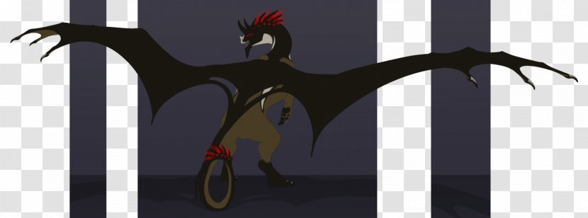 Landfowl Cartoon Character Fiction - Vertebrate - Ender Dragon Paws Transparent PNG