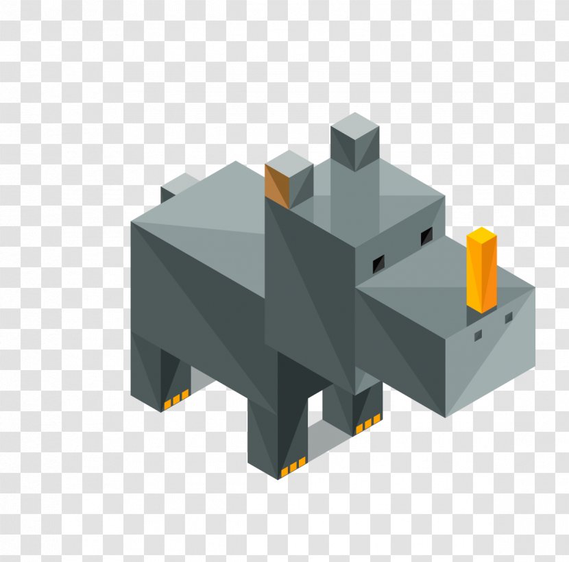 T-shirt Hippopotamus Icon - Hardware - Origami Cow Transparent PNG