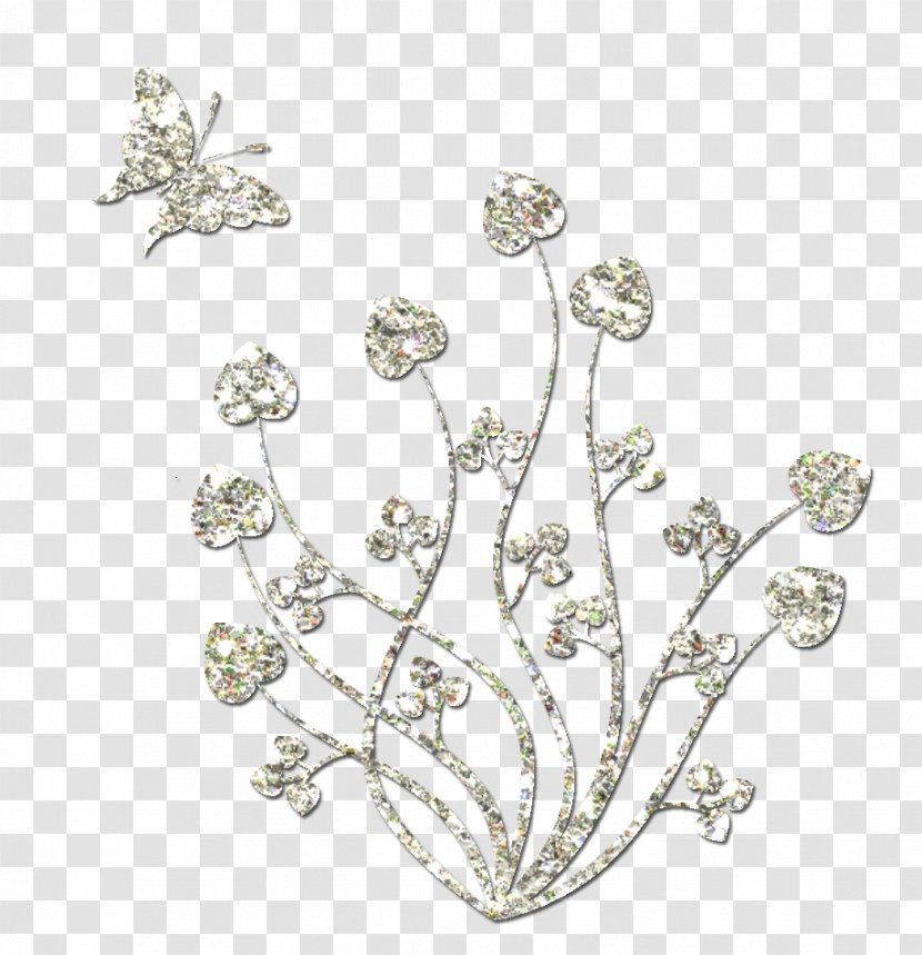Flower - Jewellery - Glitter Transparent PNG