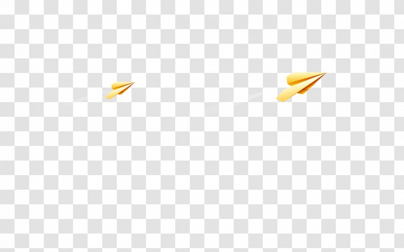 Yellow Angle Pattern - Symmetry - Cartoon Paper Airplane Transparent PNG
