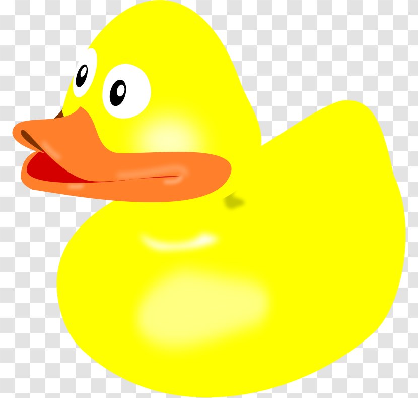 Rubber Duck Ducks, Geese & Swans Clip Art - Vertebrate Transparent PNG