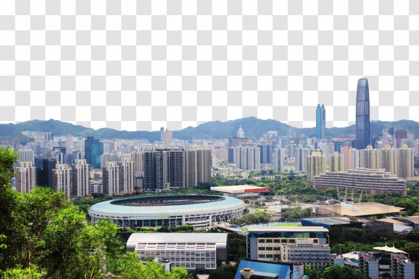 Shenzhen Panorama - Sky - City Transparent PNG