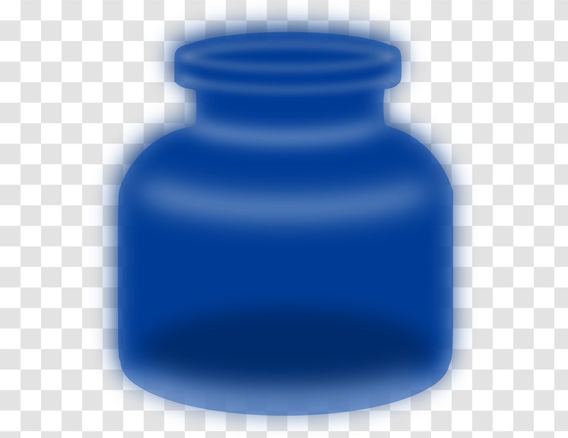 Glass Bottle Cobalt Blue Plastic - Ink In Water Transparent PNG