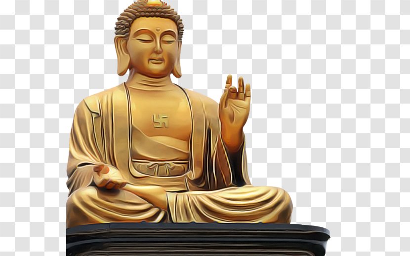 Statue Sculpture Zen Master Meditation Classical - Guru Temple Transparent PNG