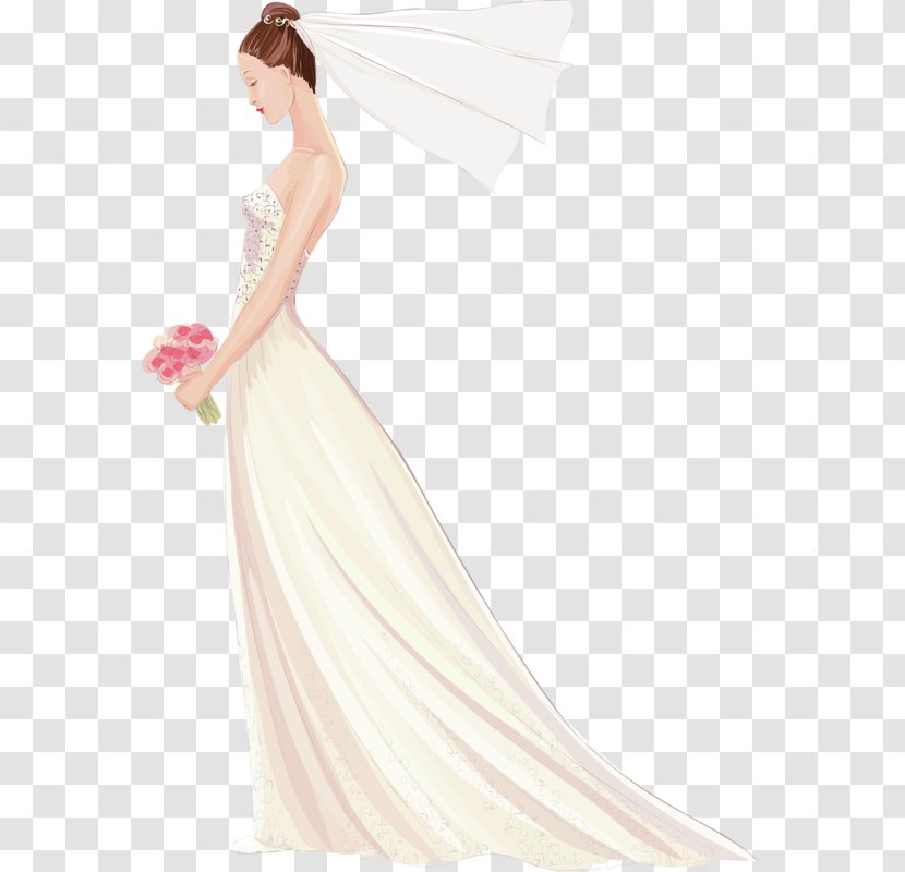 Bridegroom Contemporary Western Wedding Dress Photography - Frame - Virtuous Beautiful Bride Transparent PNG
