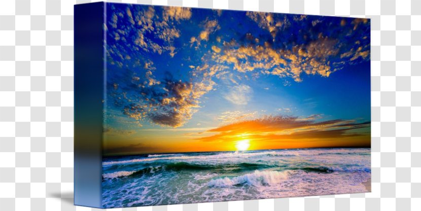 Painting Desktop Wallpaper Picture Frames Nature Sea - Beach Sunset Transparent PNG