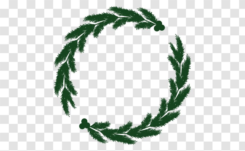 Wreath Christmas Garland - Twig - Wreaths Vector Transparent PNG