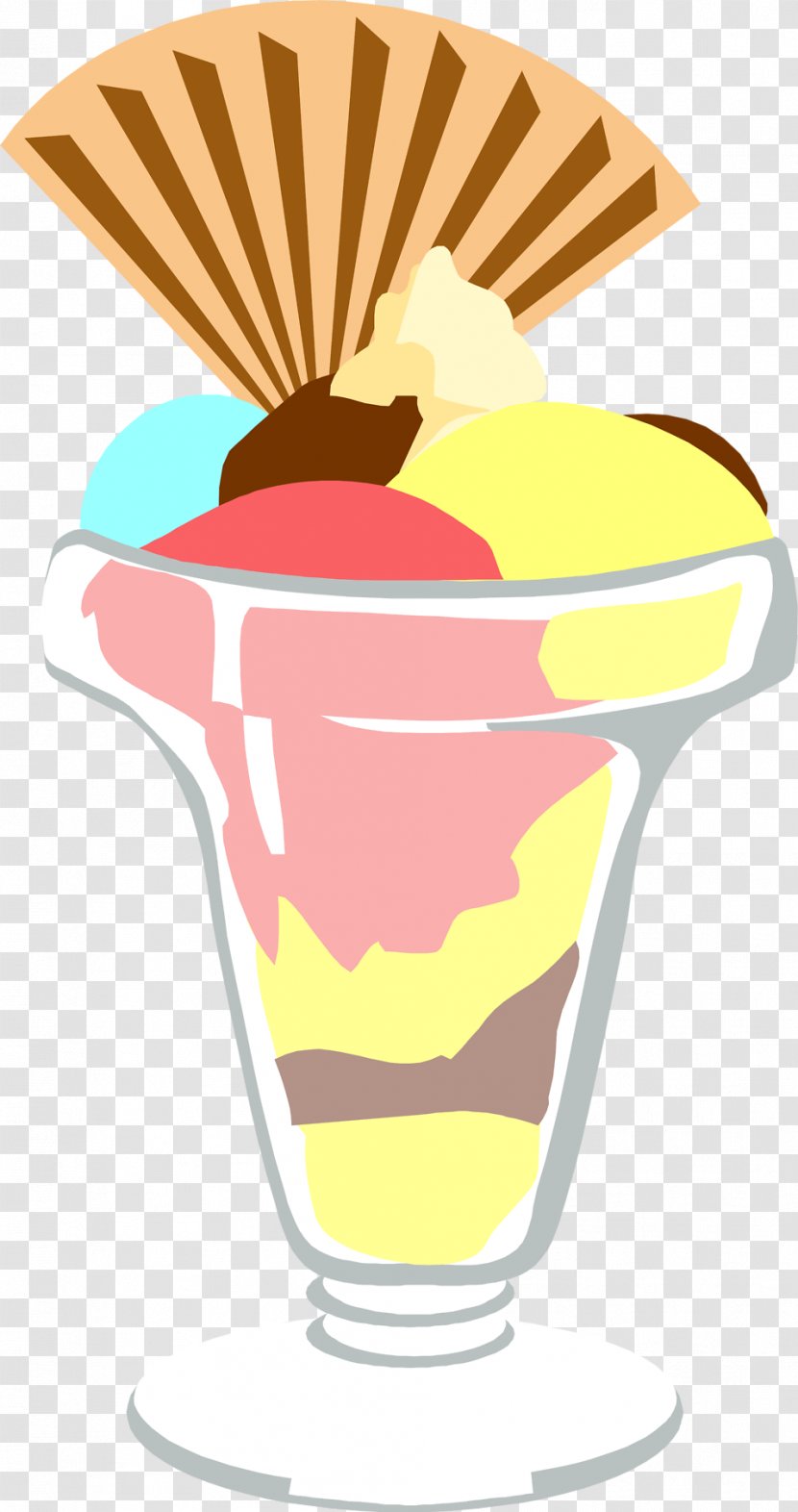 Ice Cream Cones Sundae Banana Split - Flavor Transparent PNG