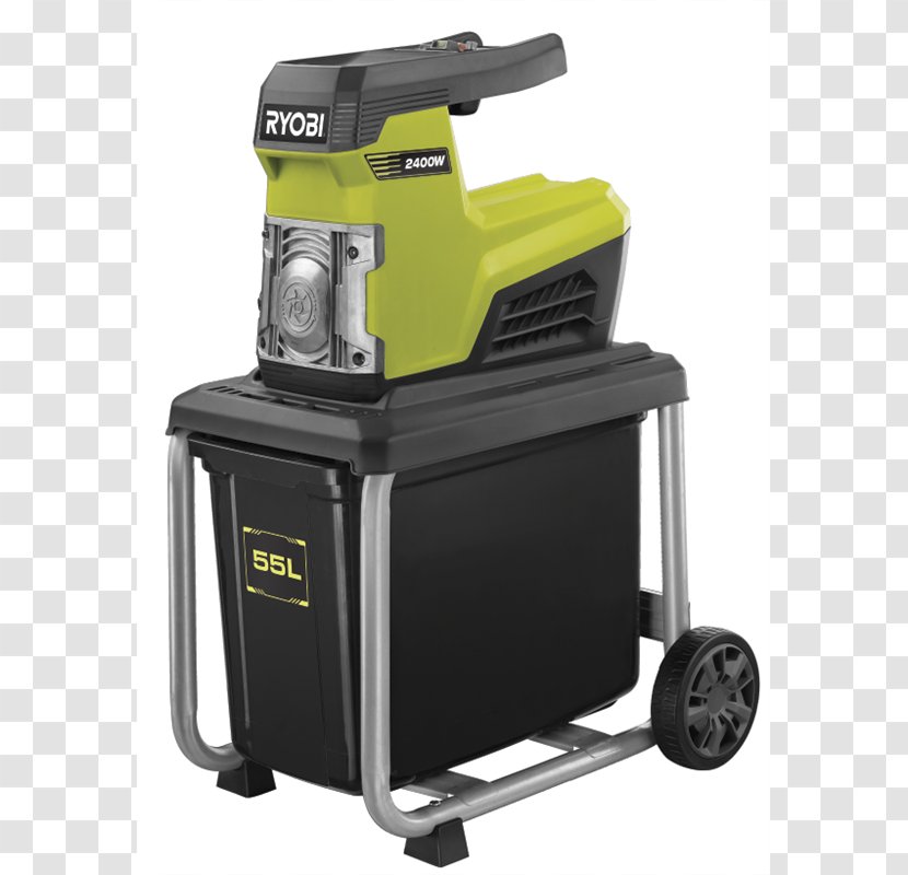 Ryobi Paper Shredder Woodchipper Garden Electric Motor - Augers Transparent PNG